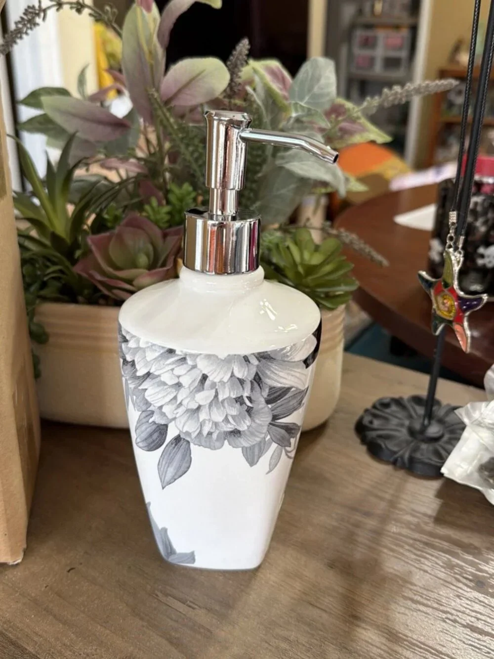 Lenox Moonlit Garden Lotion Dispenser - NIB
